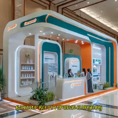 Backdrop Booth Pameran Klungkung